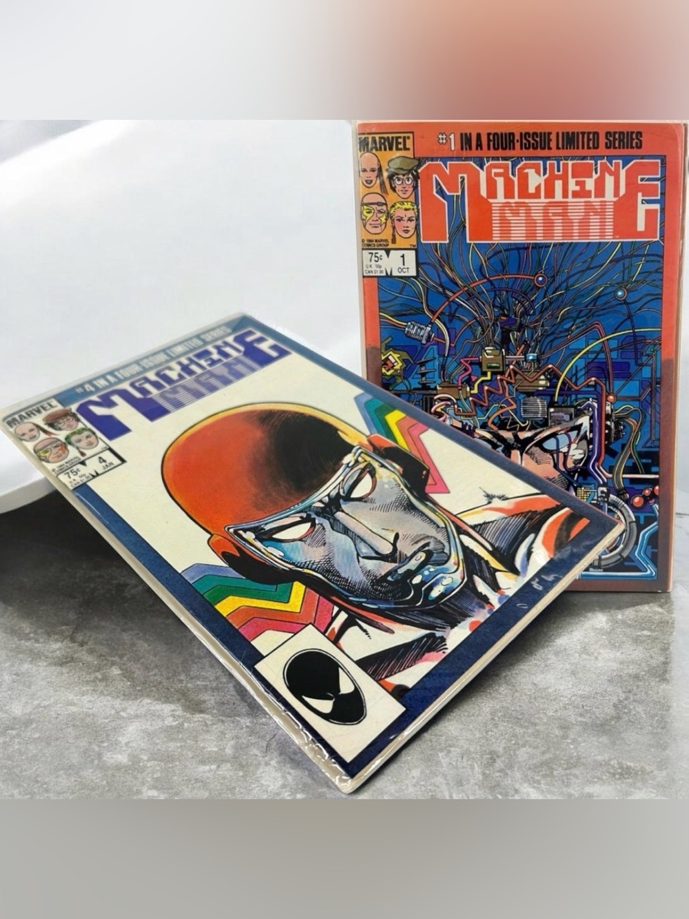 Marvel Machine Man Limited Series #1-4 Complete Set 1984 VF/NM Comics